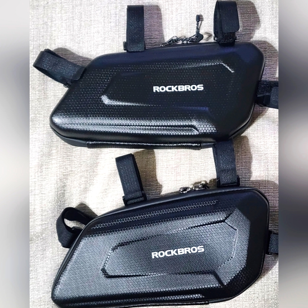 ROCKBROS Motorcycle Tool Bag Triangle Side Bag EVA Hard Shell